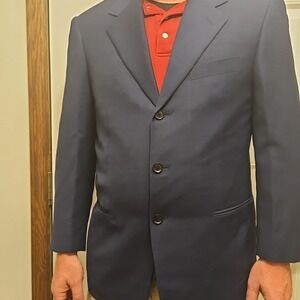 Pal‎ Zileri Blazer Blue Wool Jacket 52EU (42US) Italy EUC Drop 8